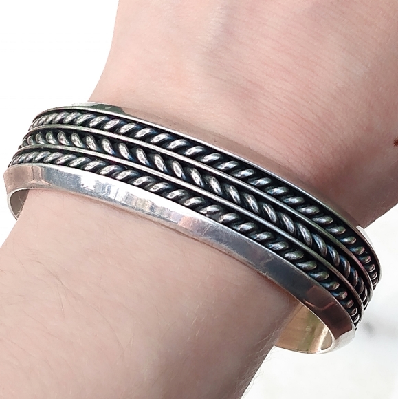 Jewelry - Heavy Tom Hawk sterling cuff bracelet